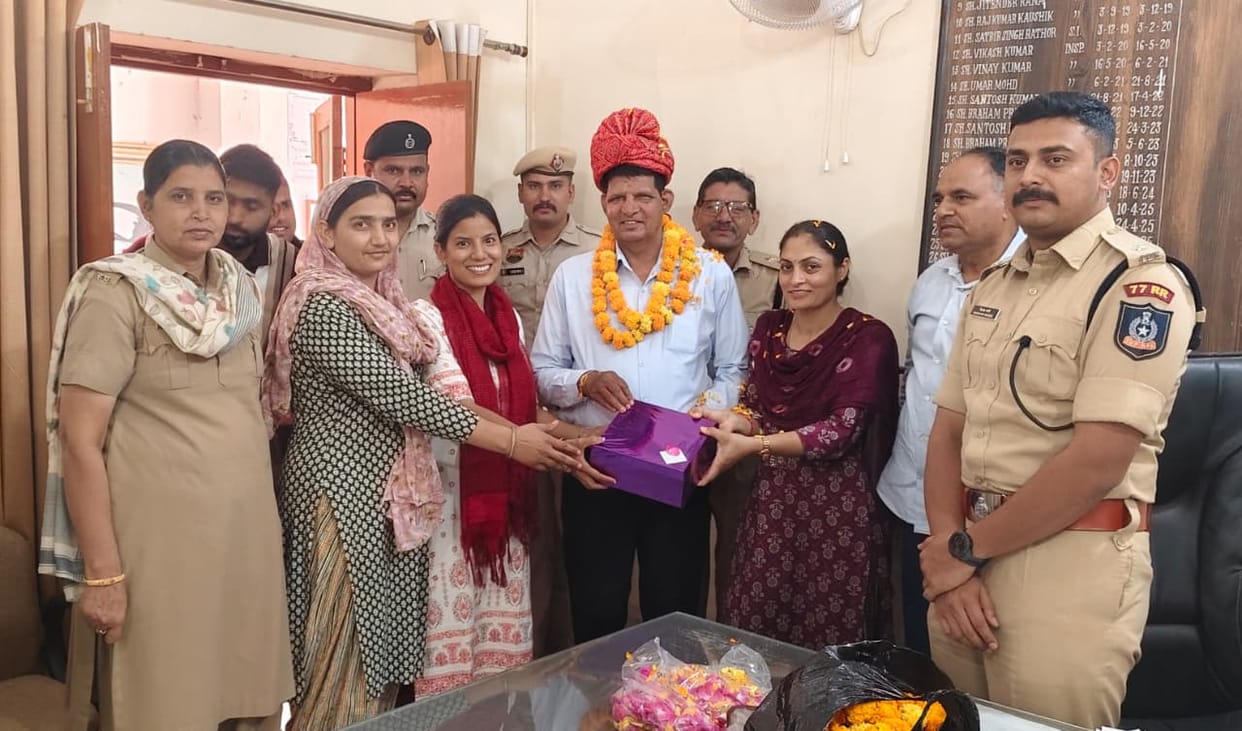 Sub-Inspector retires after 35 years of service