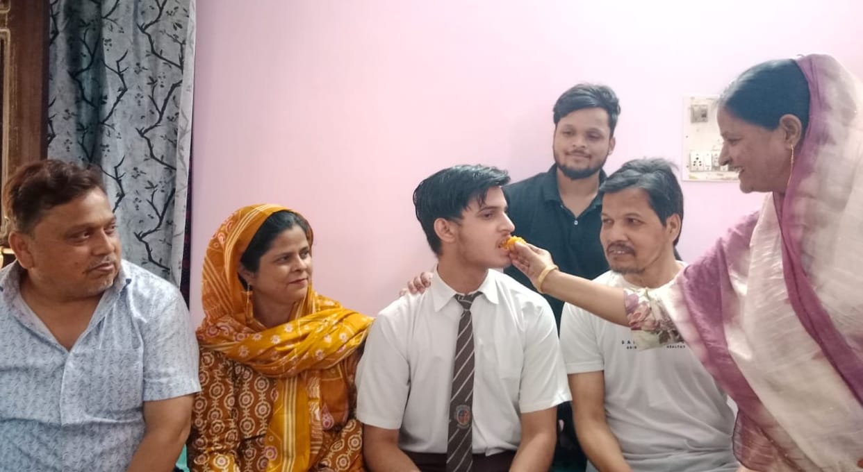 Ayush became the topper in high school and Hasan Shoaib in intermediate.