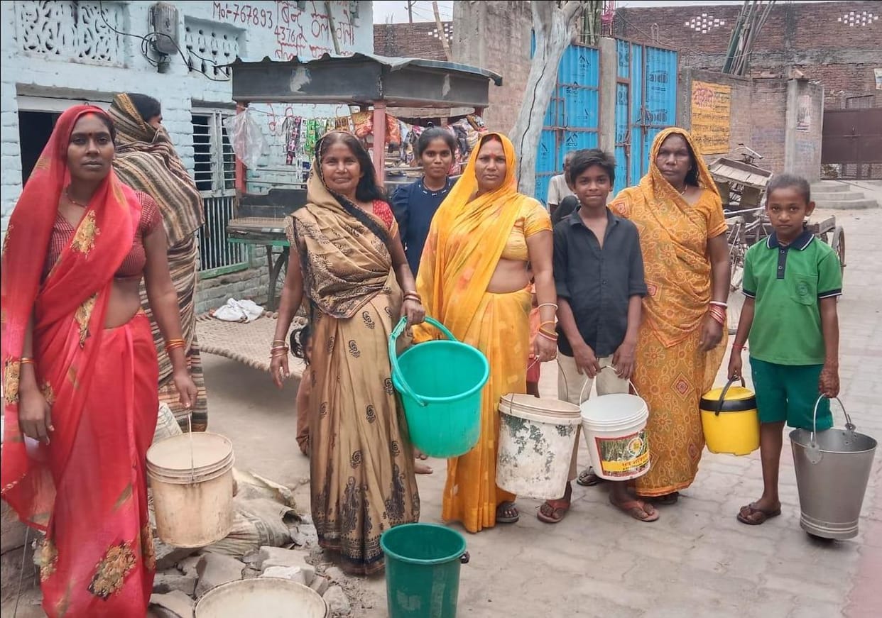 Drinking water supply stalled in Wajidpura Oriyana Cantonment for two months, protests erupt
