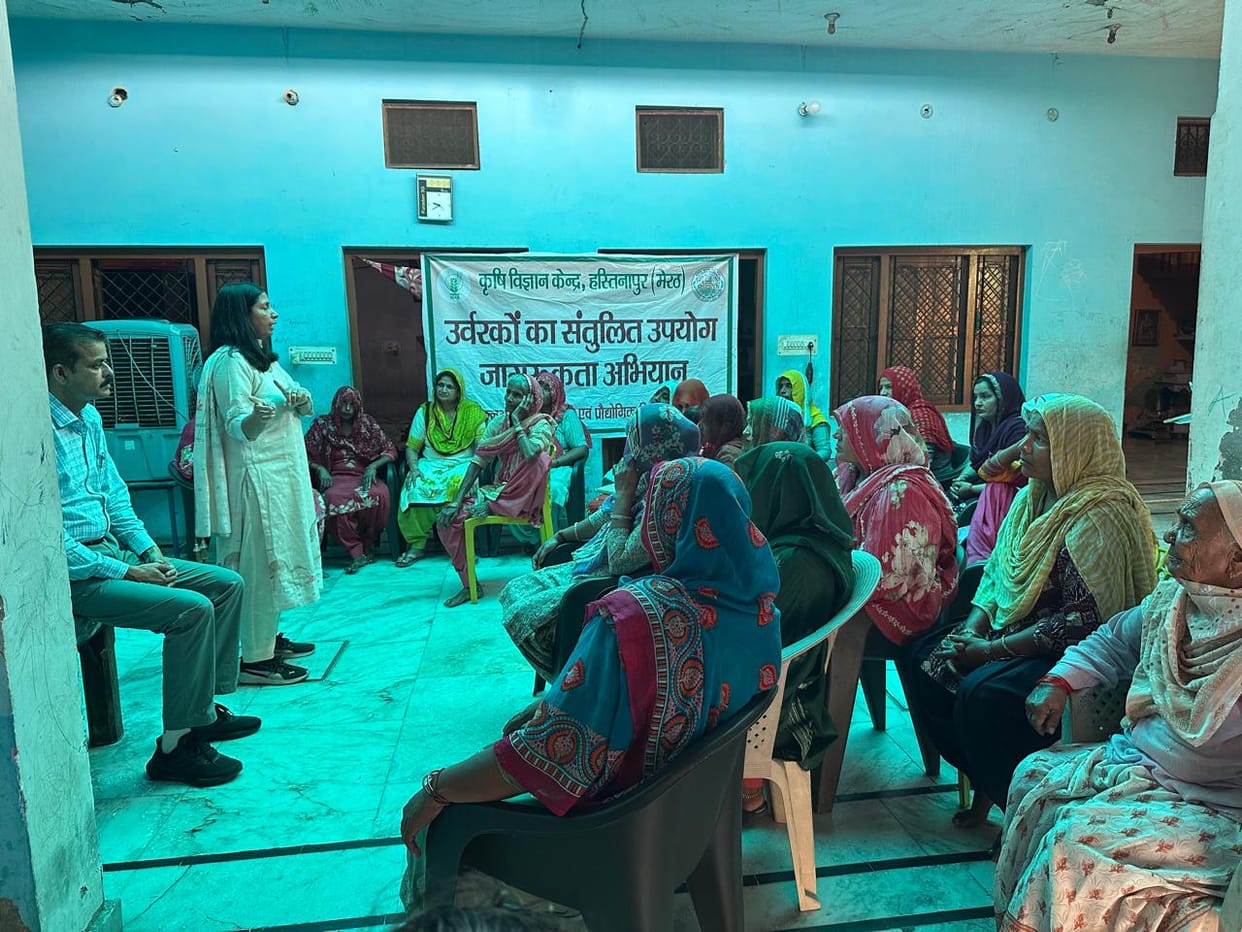 Information given to cattle farmers about balanced diet and diagnosis of infertility