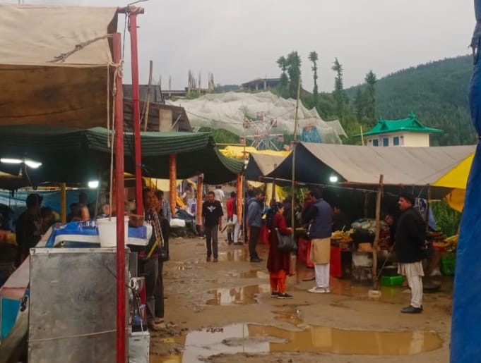 Rain, storm and hailstorm dampened the spirit of the district-level Mahasu fair