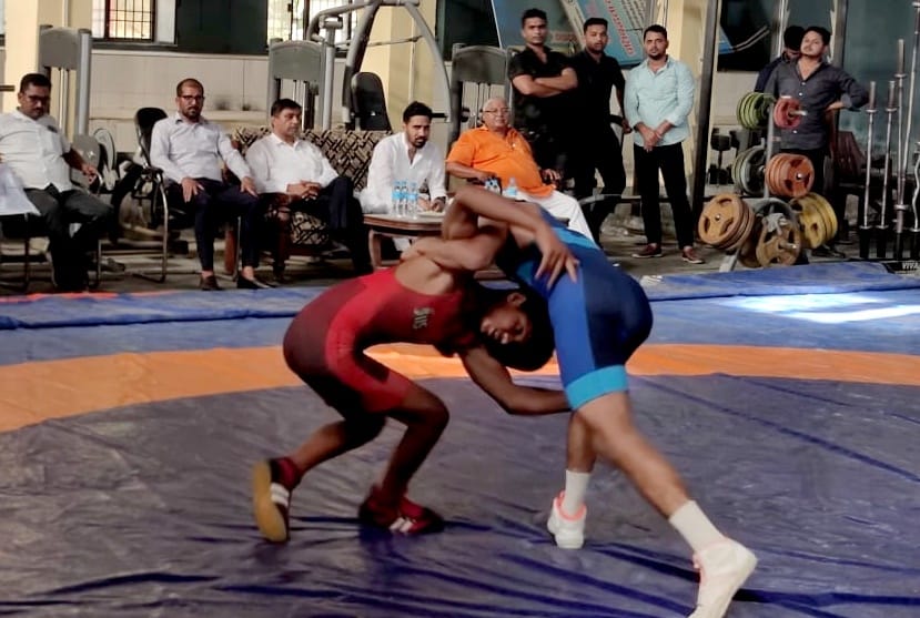 Chadai and Mojrapur players dominate wrestling
