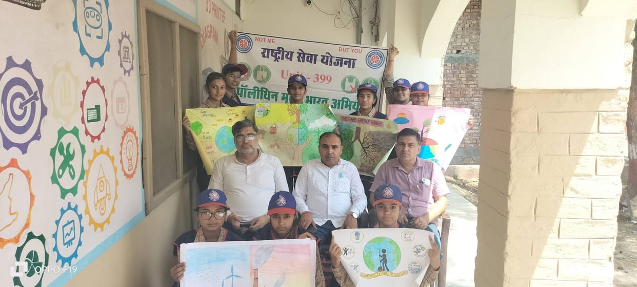 Khushi first in painting competition