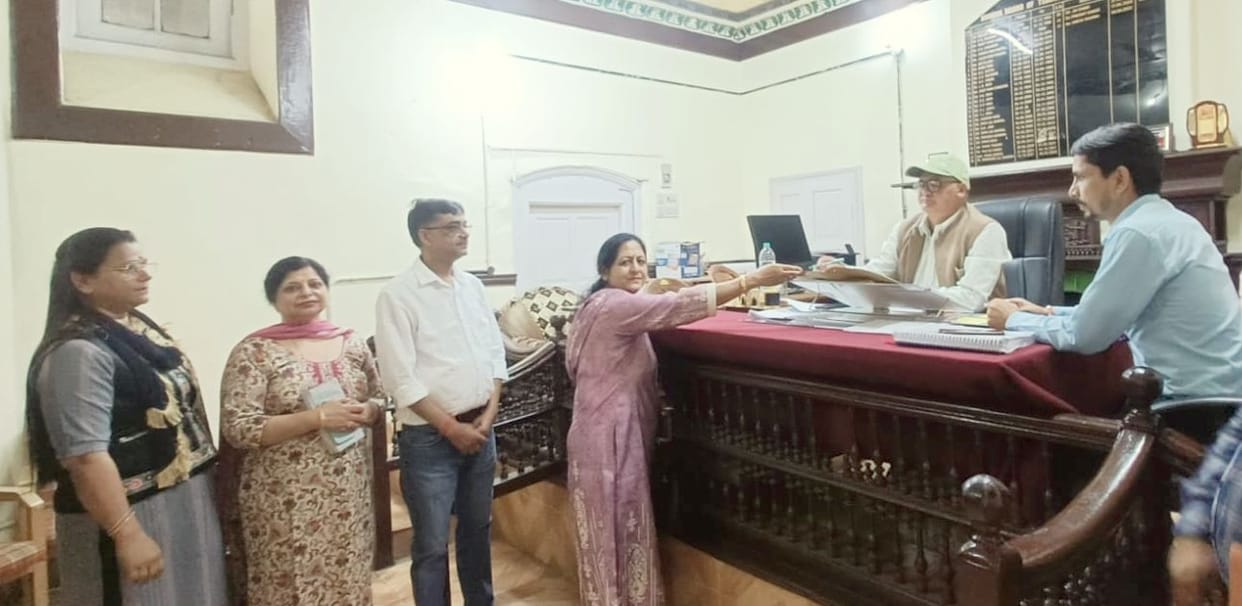 filed nomination papers on the second day