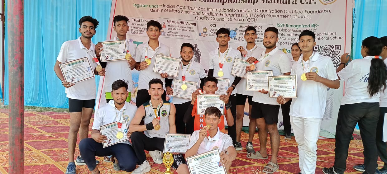 Under the captaincy of Raj of Kaushambi, UP became the national kabaddi champion.