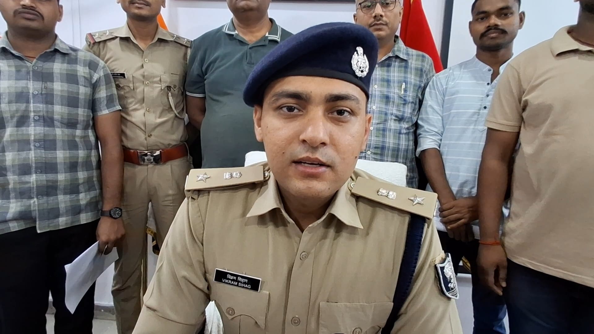 वैशाली एसपी विक्रम सिहाग