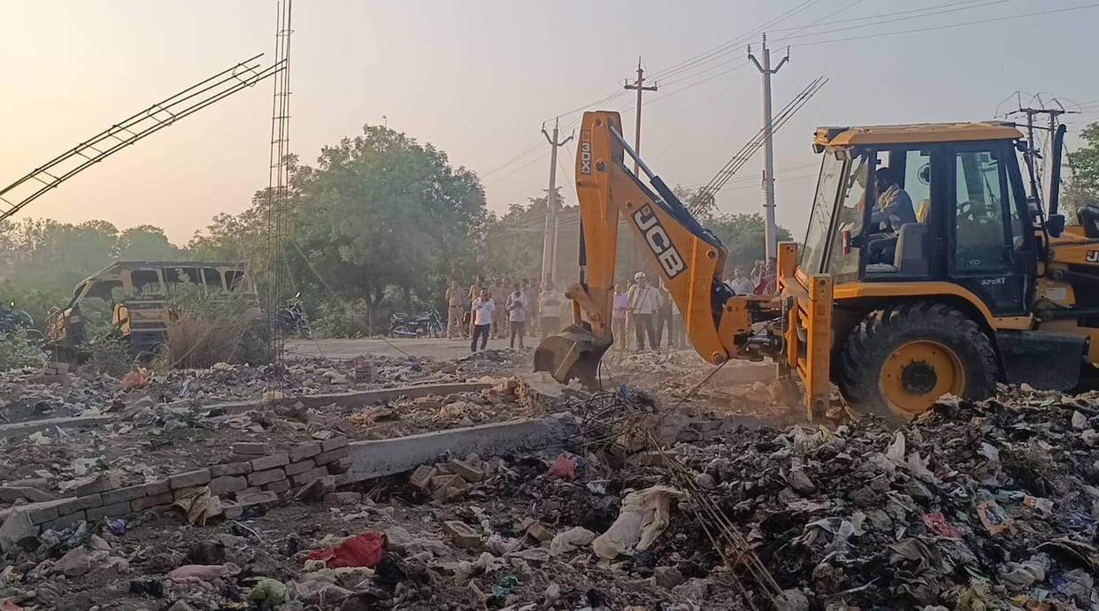 Bulldozer runs on the possession of Bablu Company