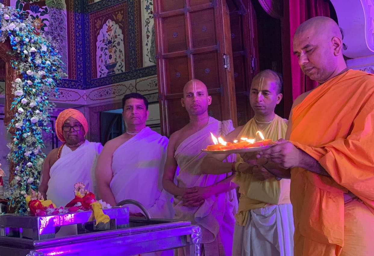 Narasimha Chaturdashi celebrated at ISKCON temple