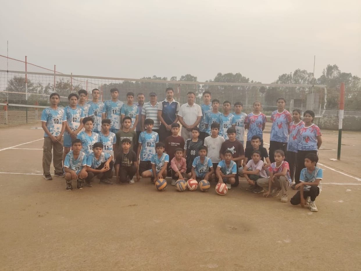 Volleyball nursery trials concluded in Kirmach, 25 players selected
