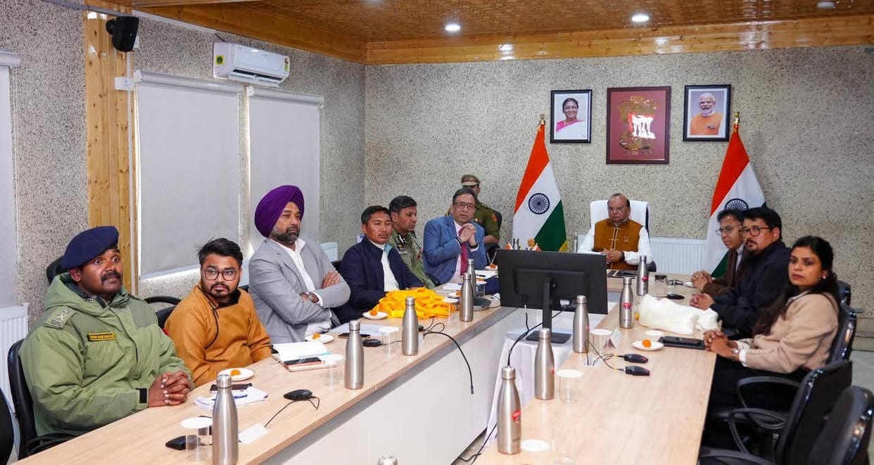 Leh, LG Ladakh, VK Sexsena, Inaguration, Five New Districts