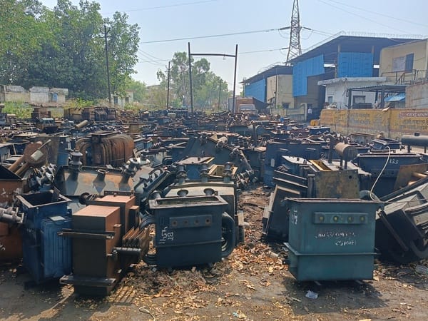 Transformers are blowing out rapidly as the load increases.