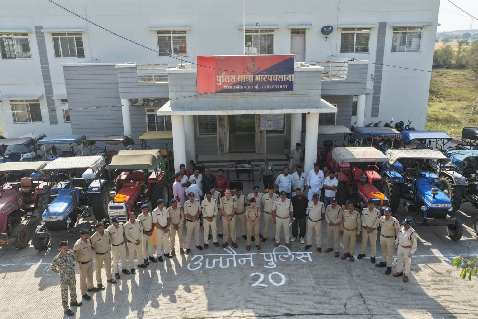 आरोपी को पकड़ा
