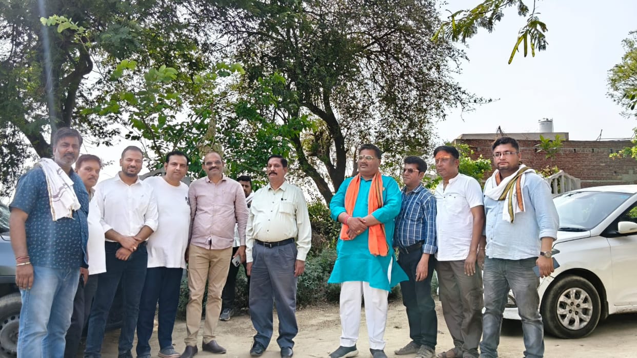 Inspection for the land of Transport Nagar