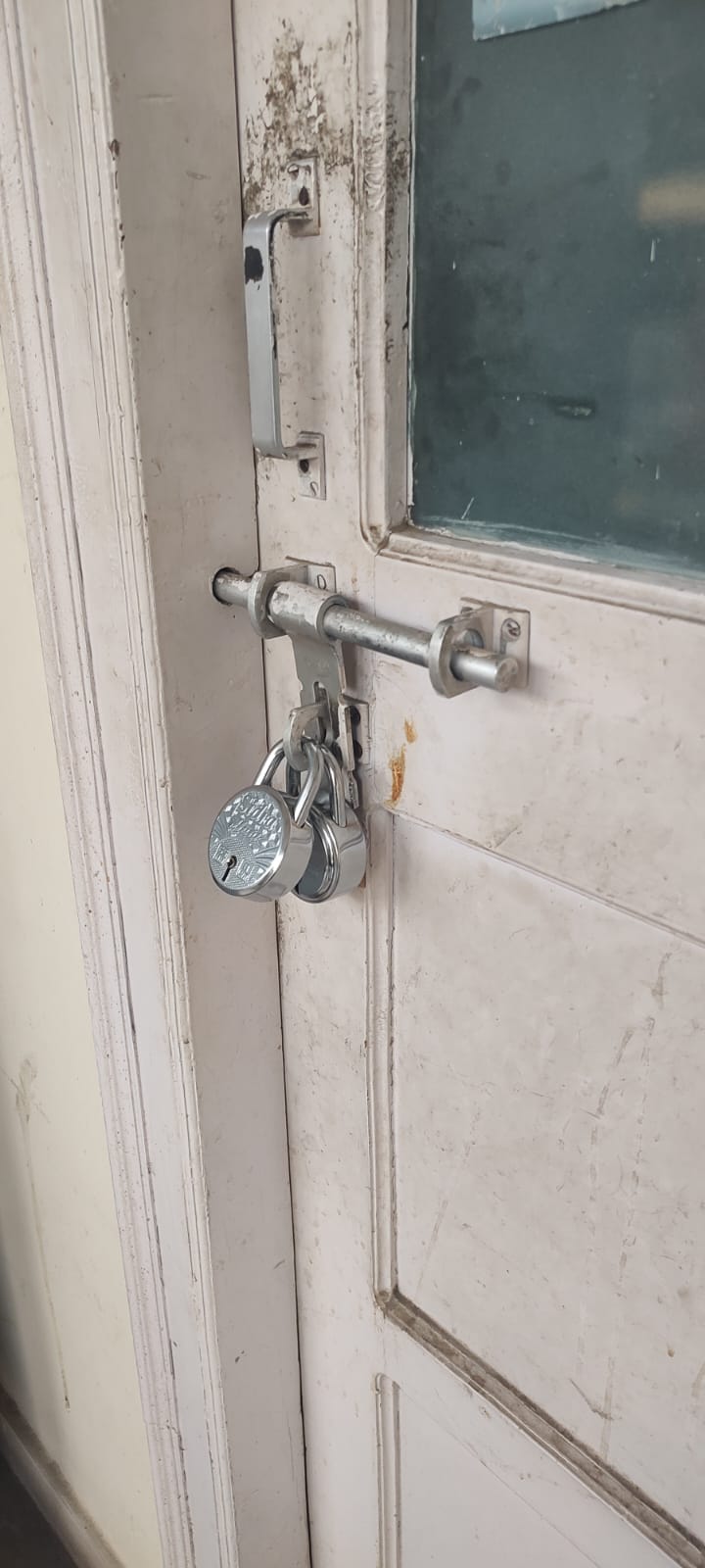 Suspended JE's office locked