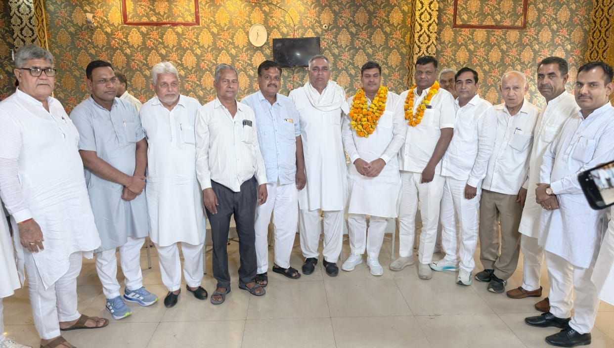 Vedpal Bhanwala becomes President of the Jind District Arhti Association.
