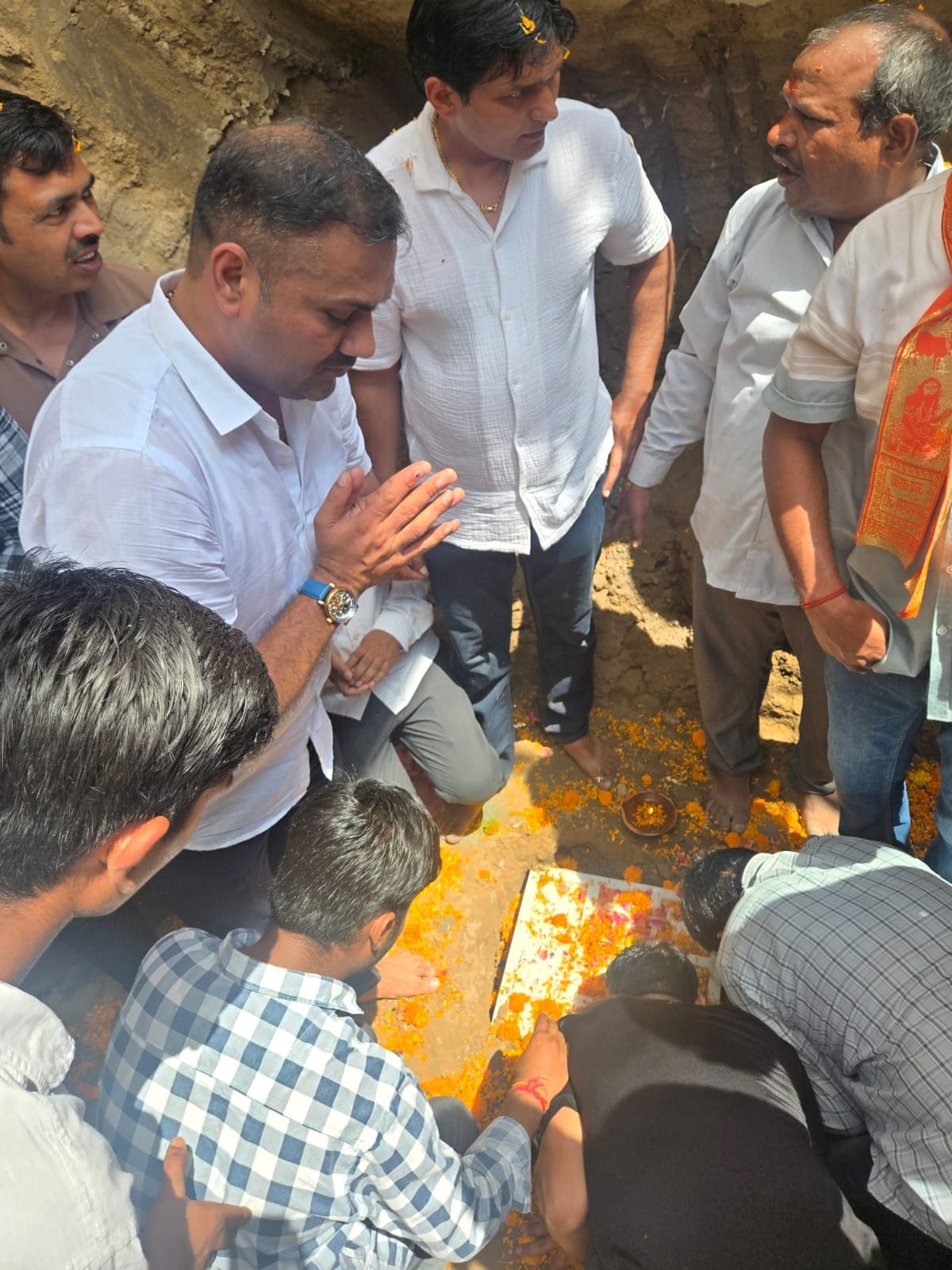 Renovation of the Samadhi Sthal Temple begins
