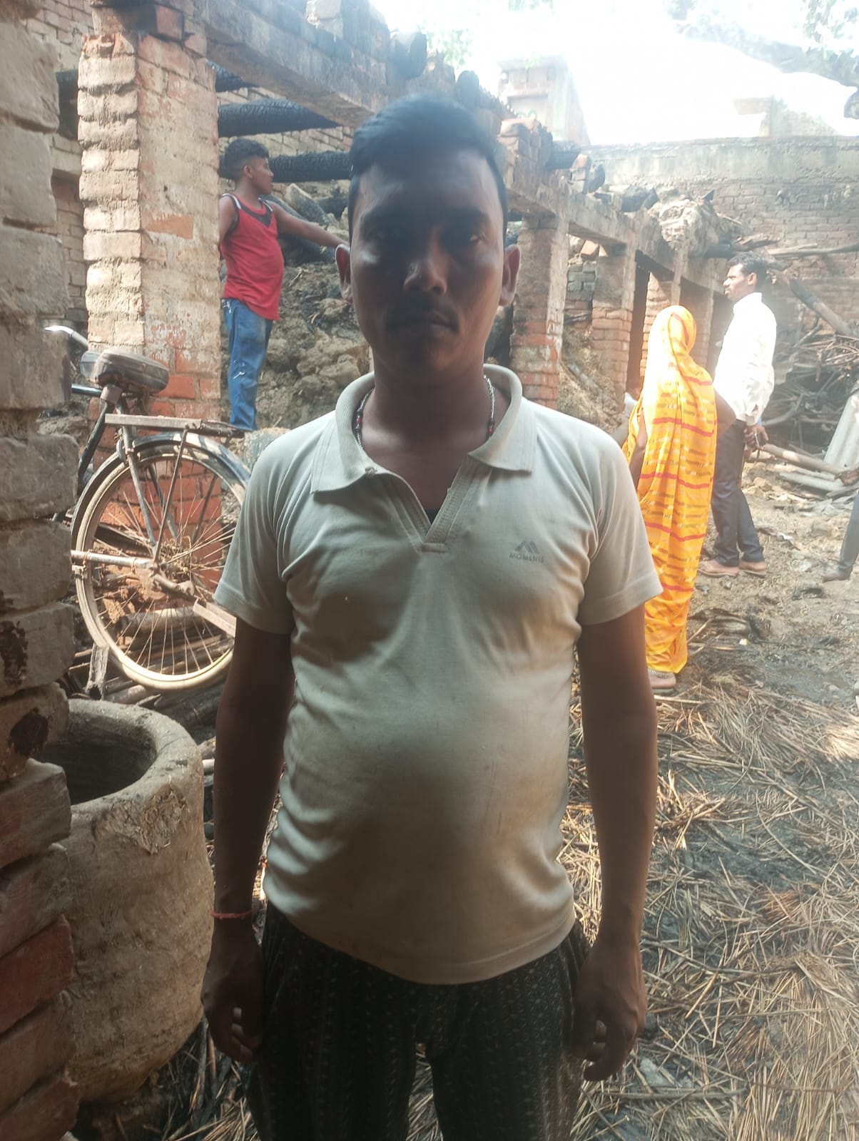 Three cattle died in a house fire, household reduced to ashes