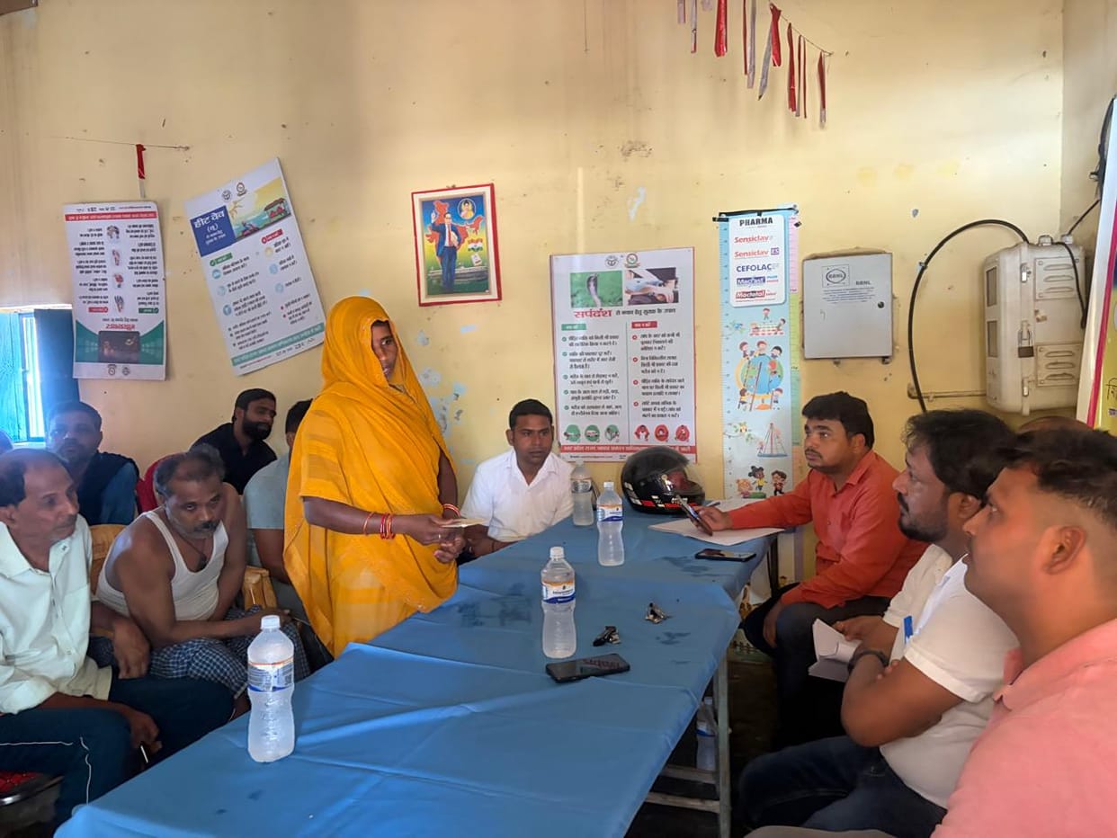 While officials remained on leave, the Village Head heard the grievances.