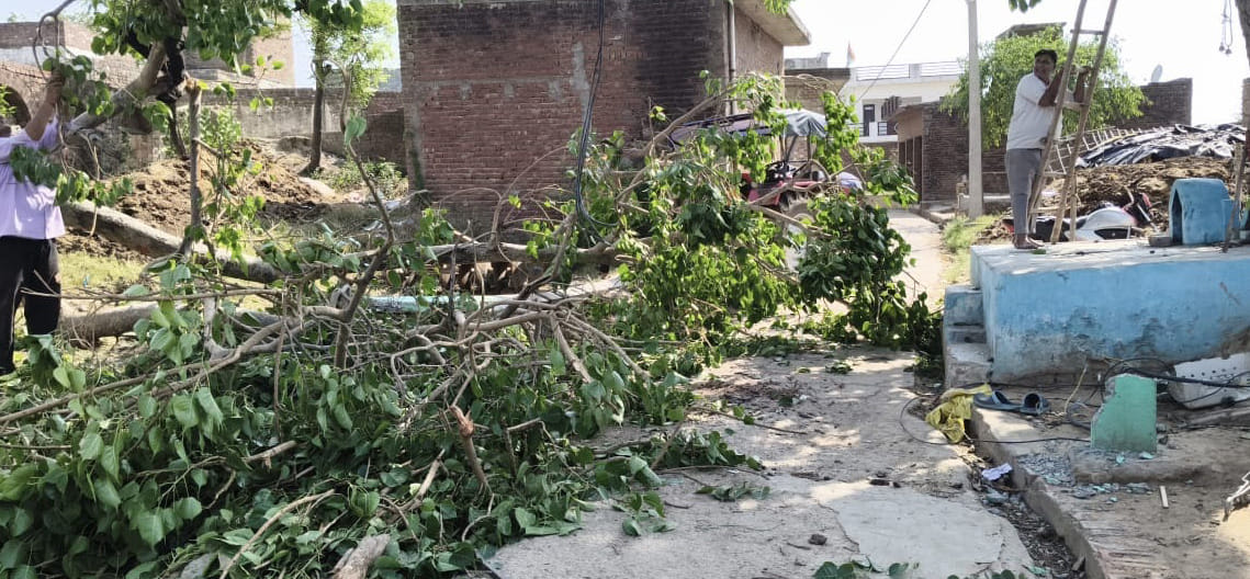 Rain brings relief, but power cuts add to the trouble.
