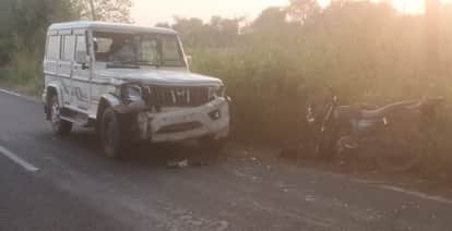 Postmortem of the body of the youth who lost his life in the collision between Bolero and bike was conducted