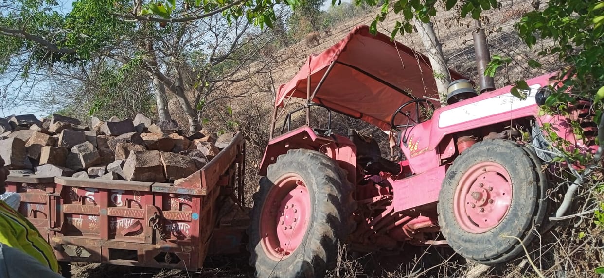 Tractor Collides with Bike; Three Injured and Referred to District Hospital