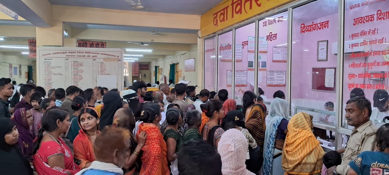 More than one-third of patients in the OPD are suffering from fever and cold