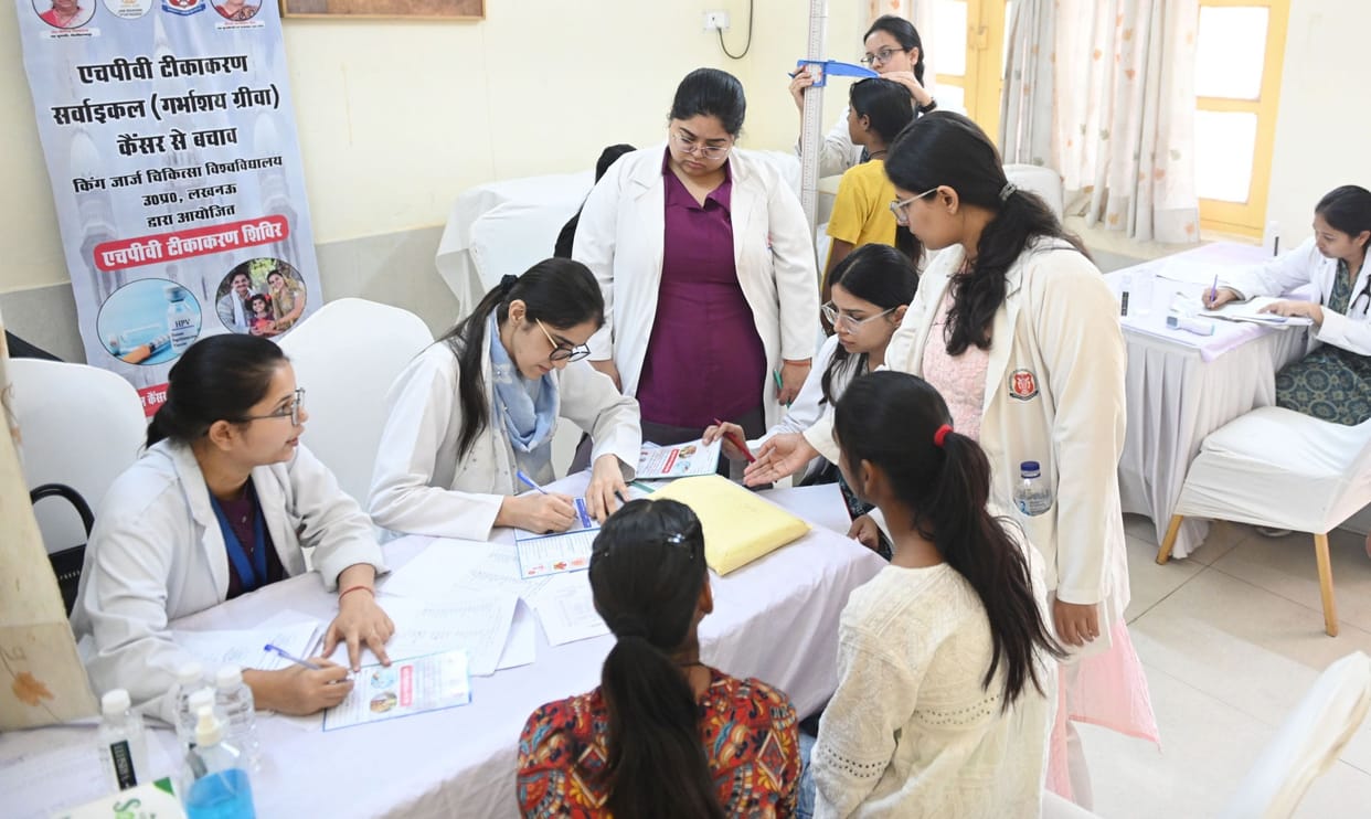 96 adolescent girls received free HPV vaccine