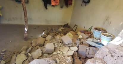 Elephants Wreak Havoc at Midnight Damaging Homes Herd of 40 Elephants Camps Out in Area in Korba