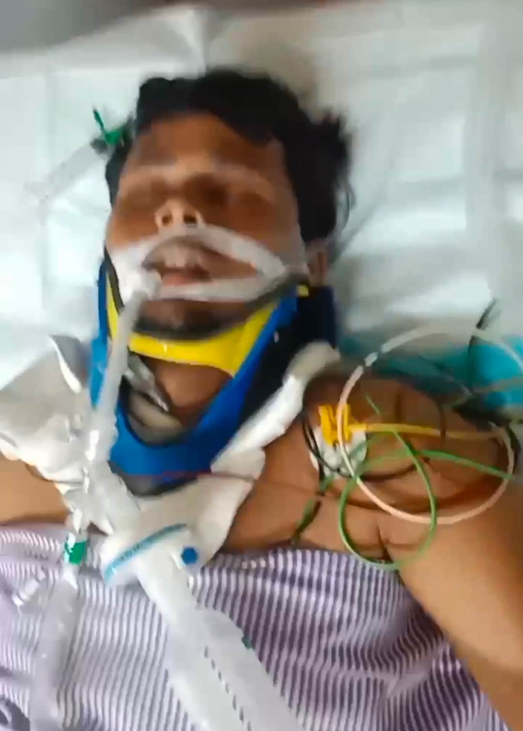  मलेशिया में अस्पताल में दाखिल कपिलका फाइल फोटो।