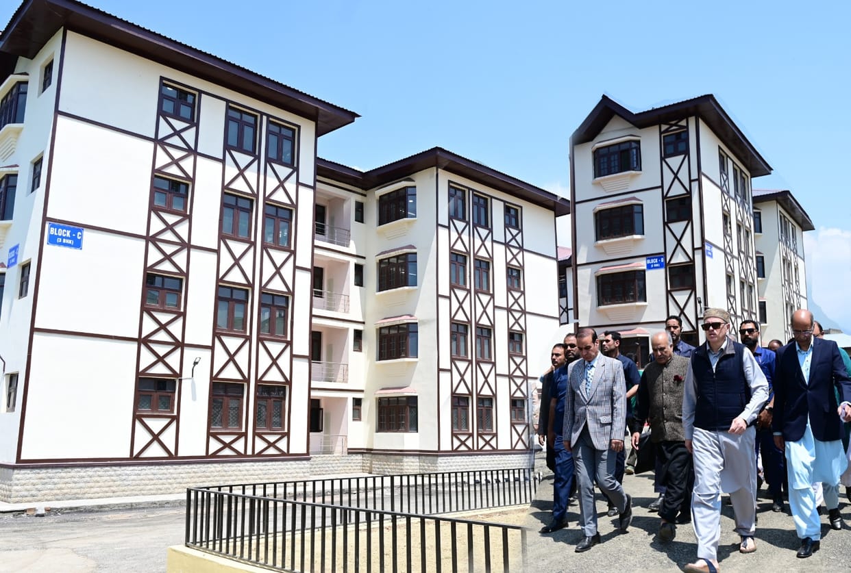 Srinagar, 368 Government Quarters, Inaugration, Pampore