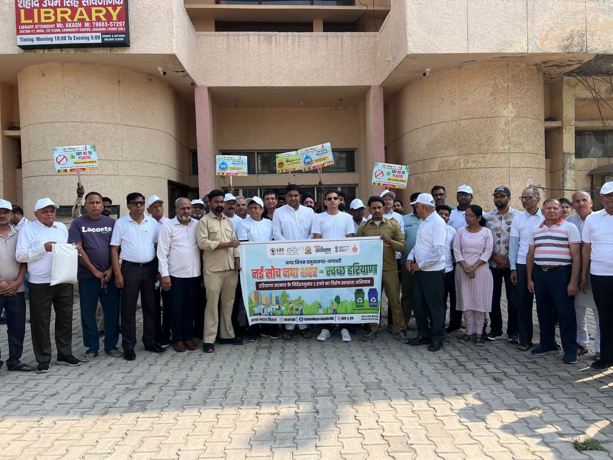 Went door-to-door to raise awareness about sanitation
