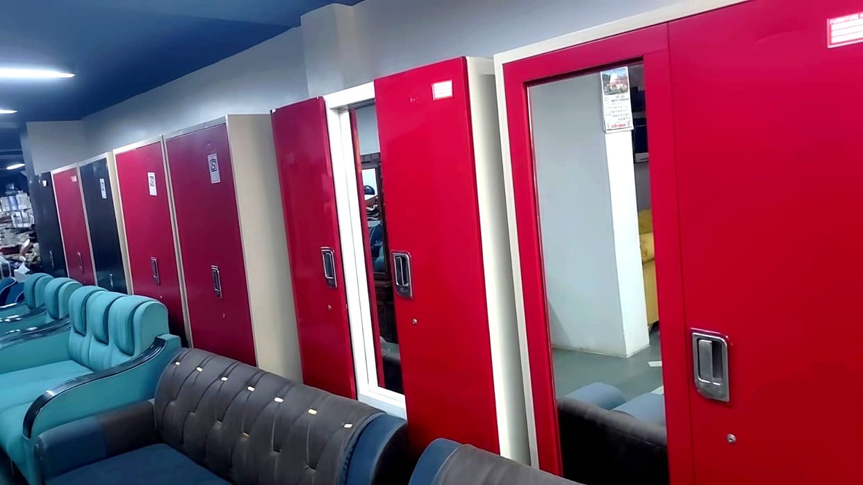Almirahs with more storage and modern look became the choice