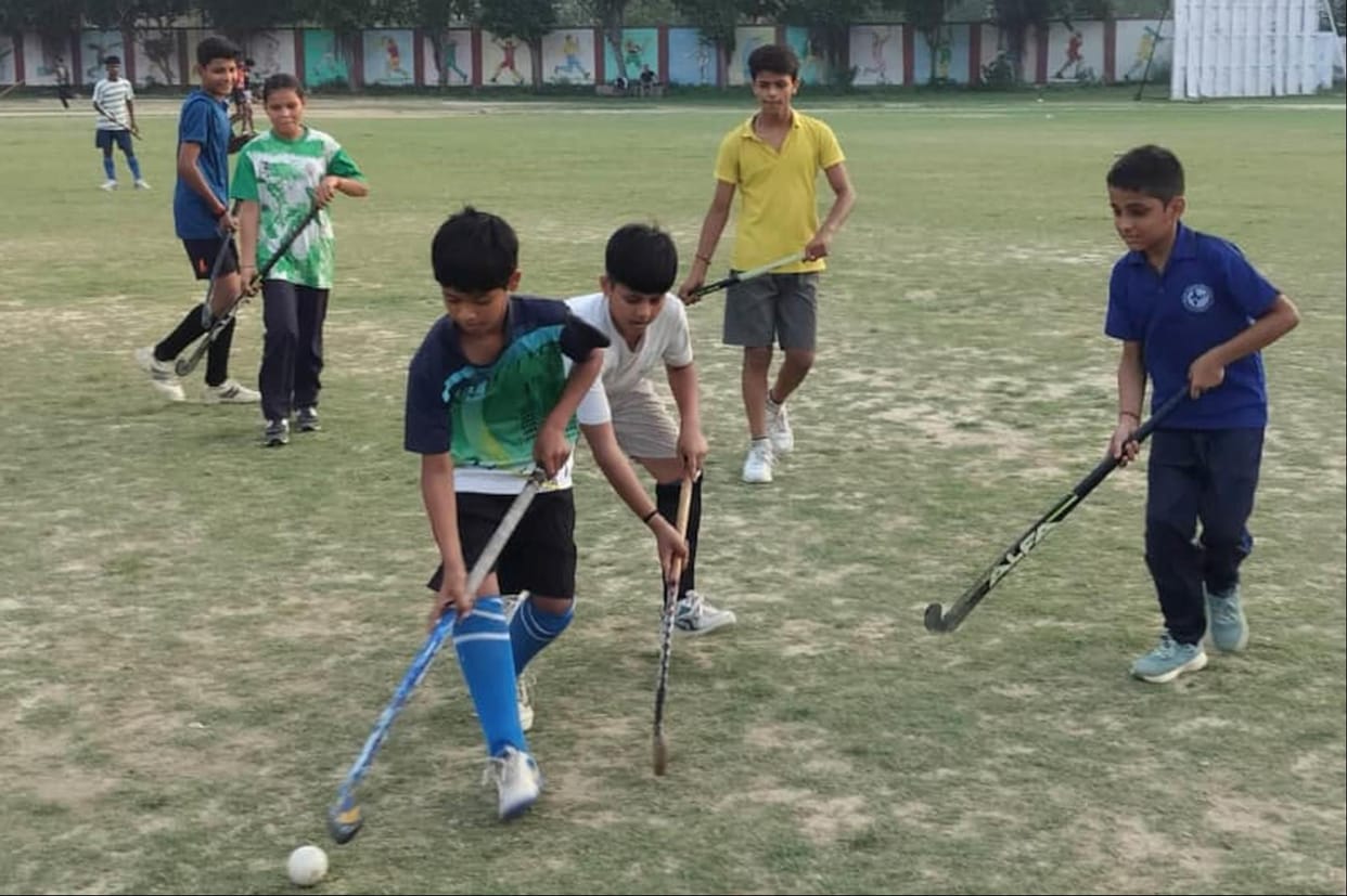 Hockey match ends in a draw with three goals each