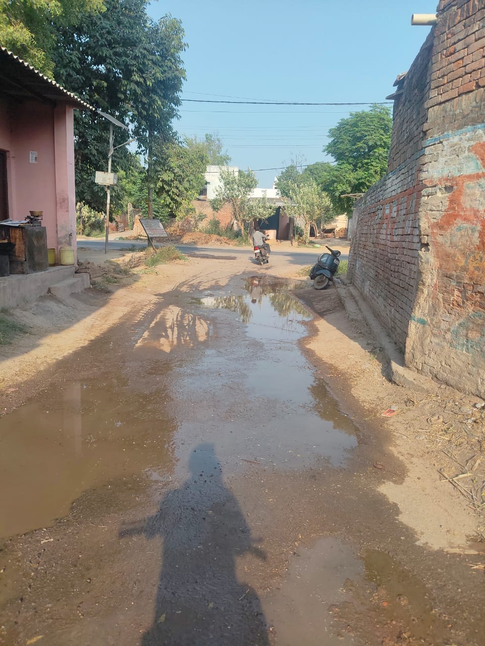 Waterlogging troubles villagers in Mod Khurd and Mohammadpur Shakist