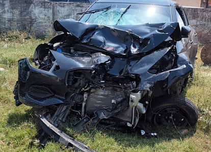Four Vehicles Collide Near Kishanpur Village; Constable Injured