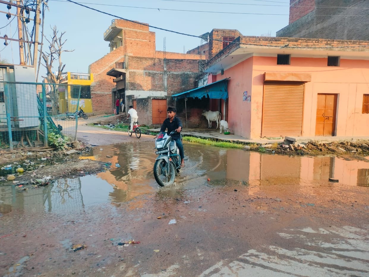 The pace of the pre-monsoon cleaning drive is slow, leaving people worried.