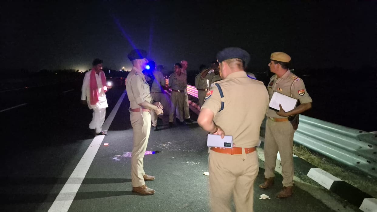 Farmer's body found on expressway, blood found spilled in house