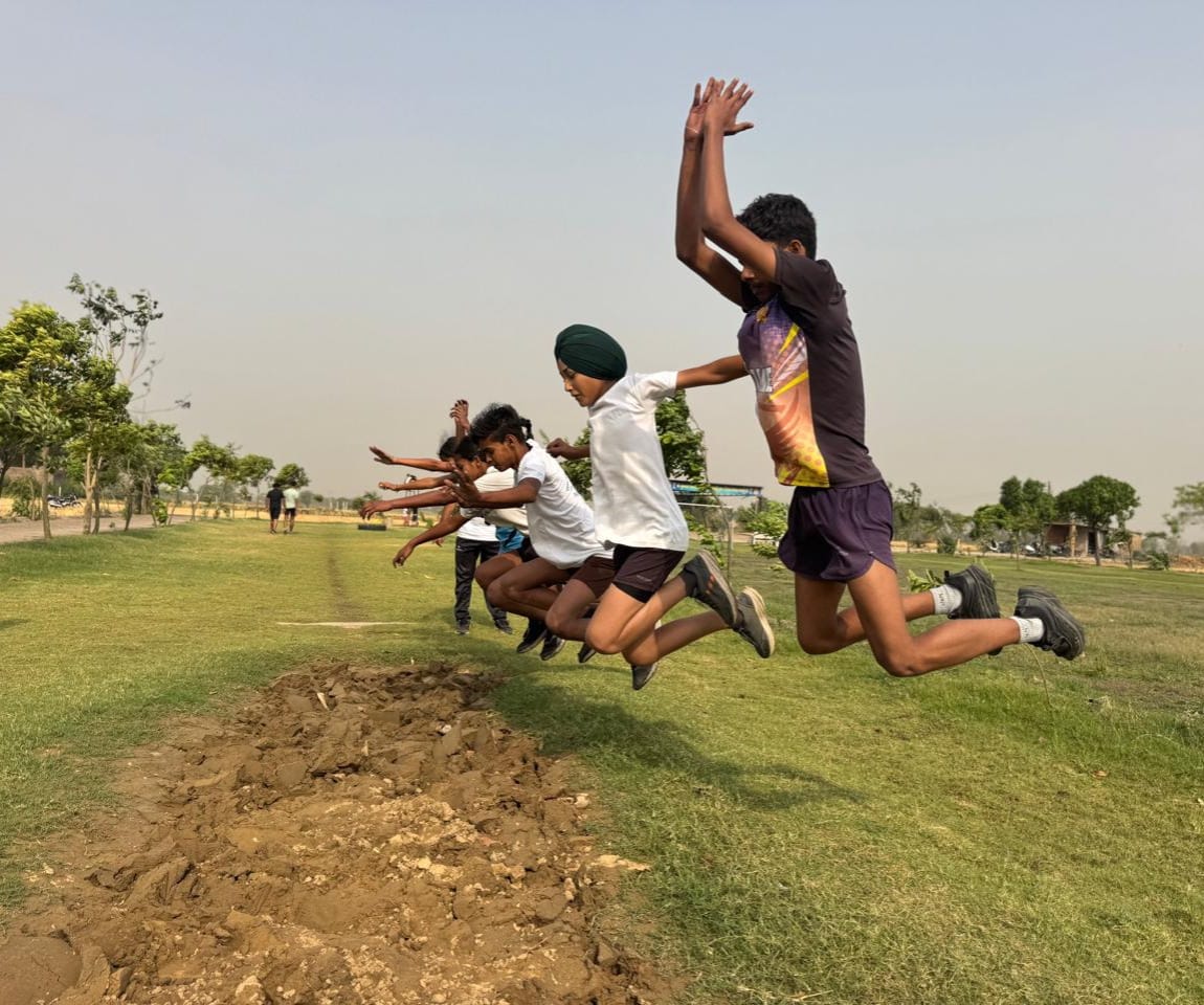 Daksh in athletics and Jaswinder became the best player