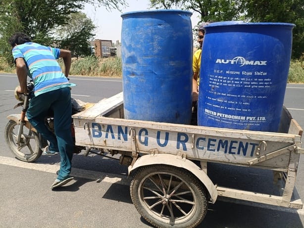 Saman village has been facing drinking water crisis for the last ten days