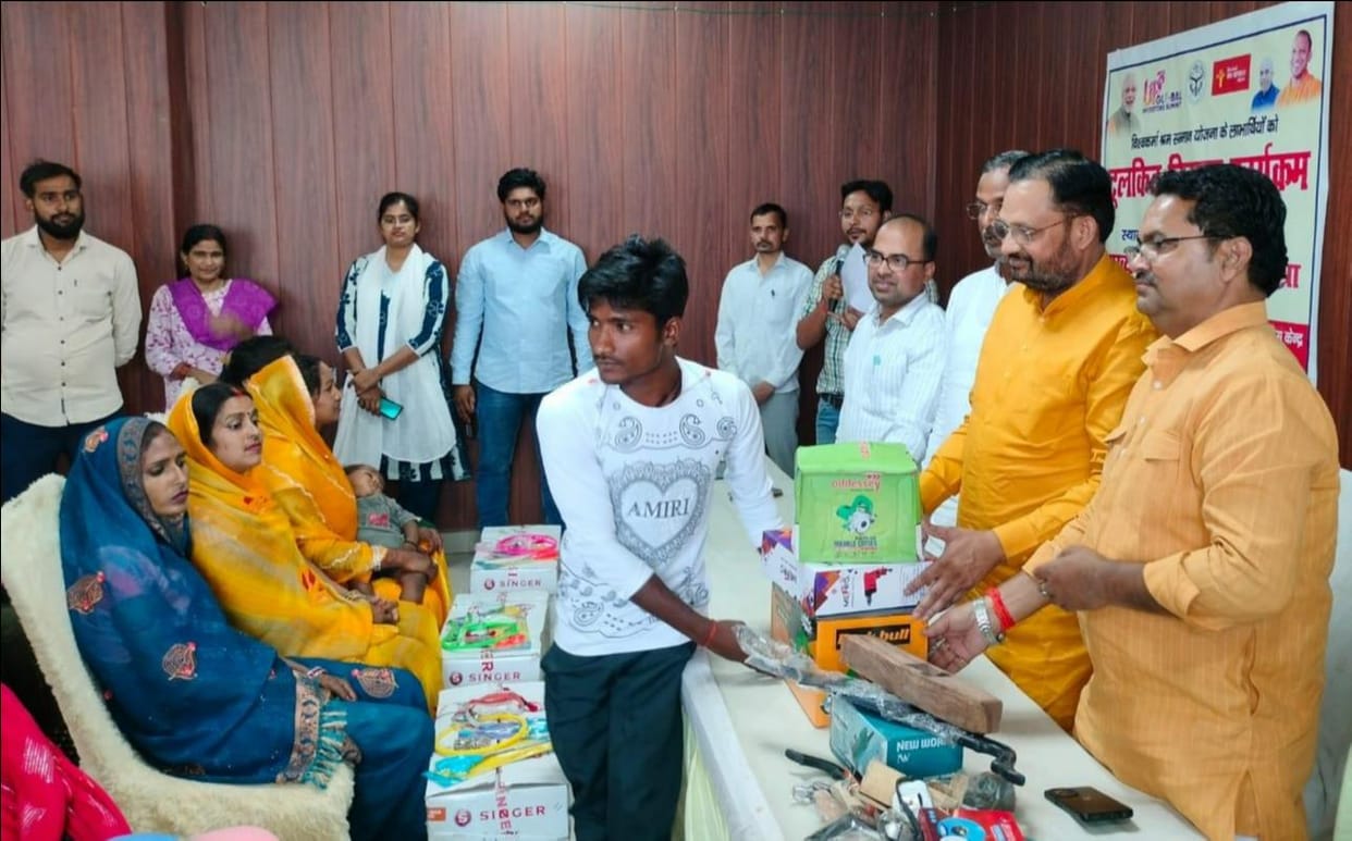 Toolkits distributed to trainees