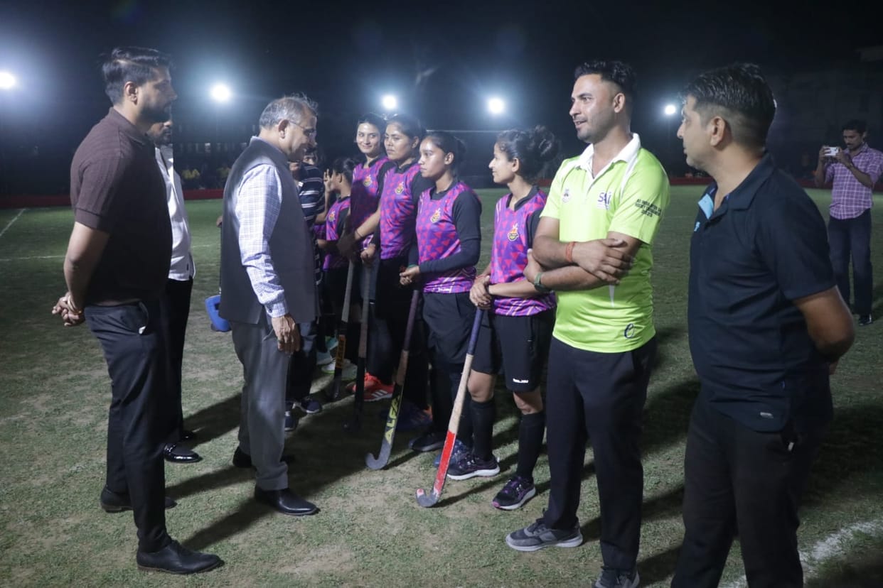 Hockey players showcased their skills