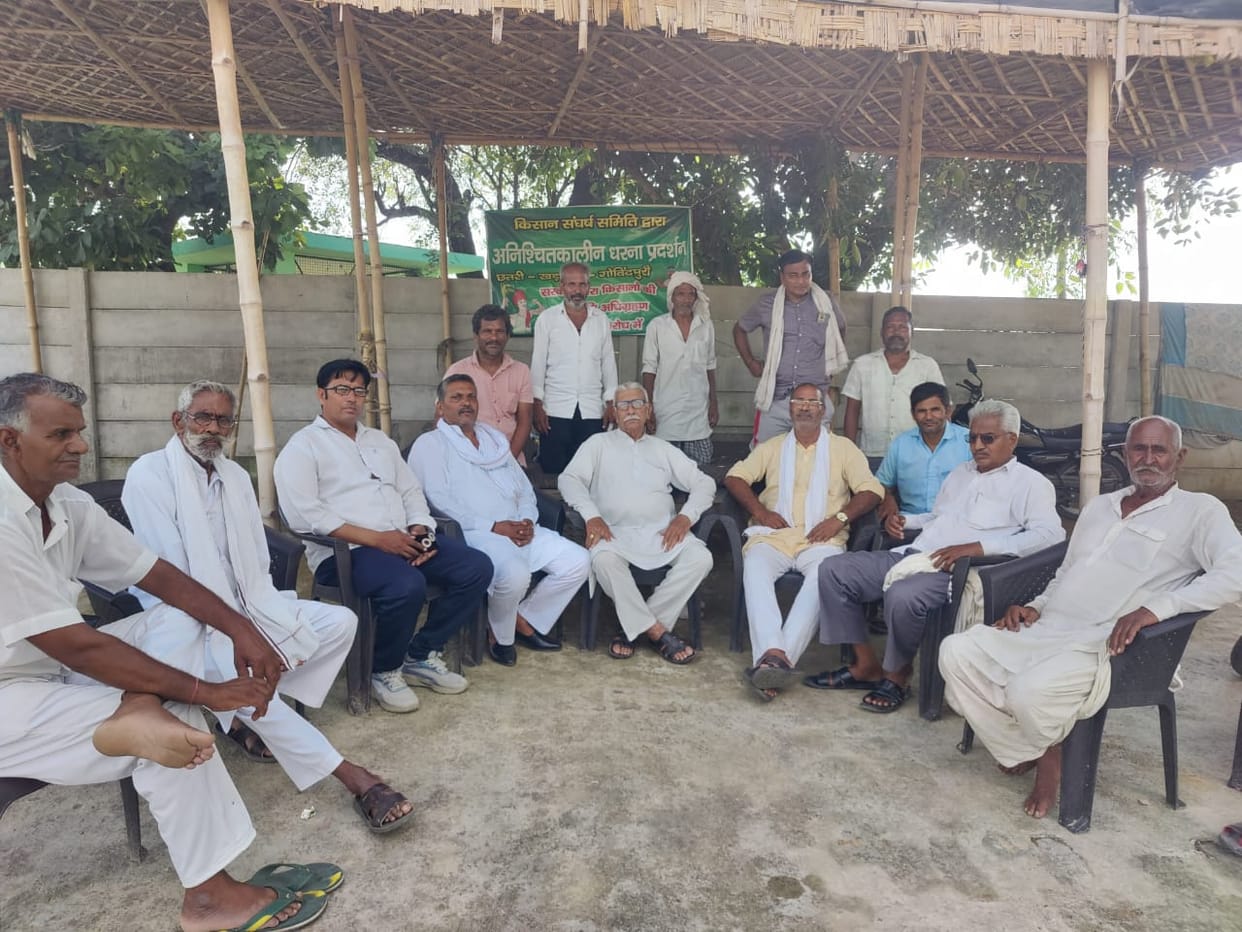 Farmers sitting on strike for 19 months said they will not give an inch of land.