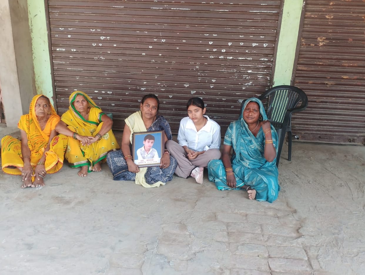Lost son, now a fight for rights...woman sits on protest for share