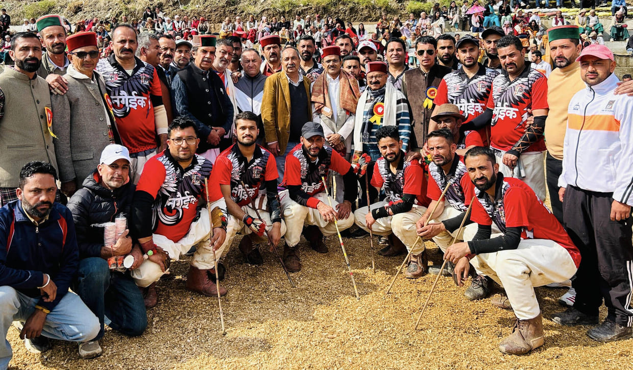 Kathog women's team secured first place in tug of war