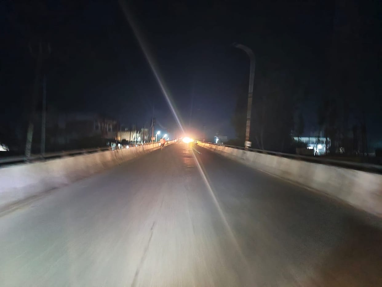 Municipal Negligence: Darkness Envelops Overbridge