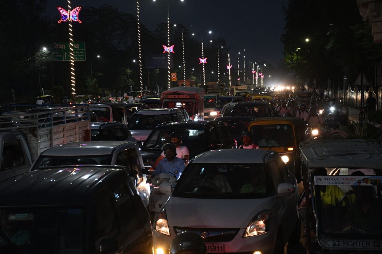 The U-turn system could not make the journey on Ayodhya Road easier.