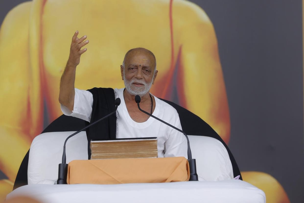 Ramamay Shuktirtha, Bapu said for progress one must reach Ramrajya