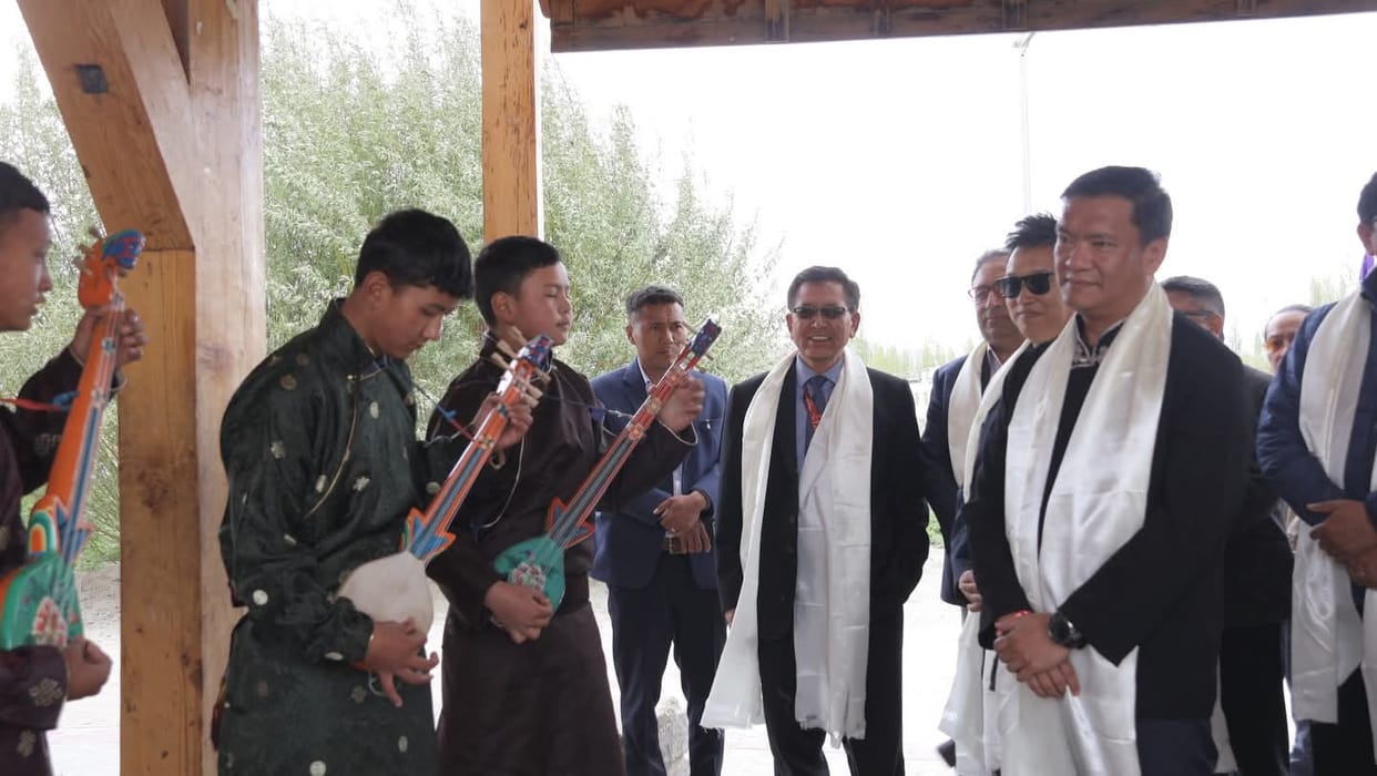 Leh, CM Arunachal Pradesh, Reached, Budha Relic, Exhibition