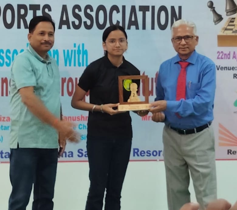 Adrita will represent the state in chess