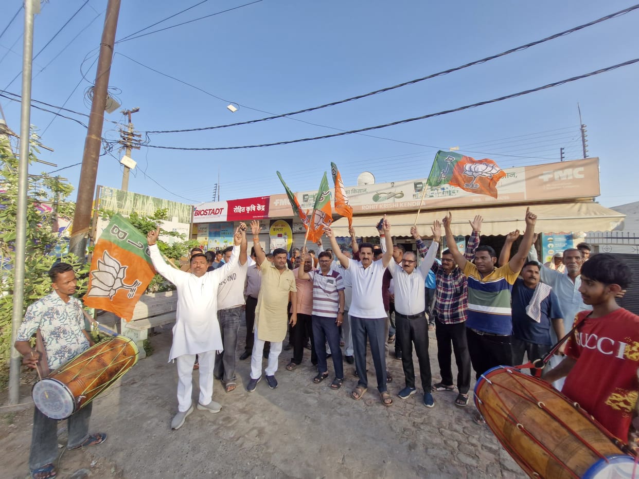 Celebrations mark BJP's victory in three states